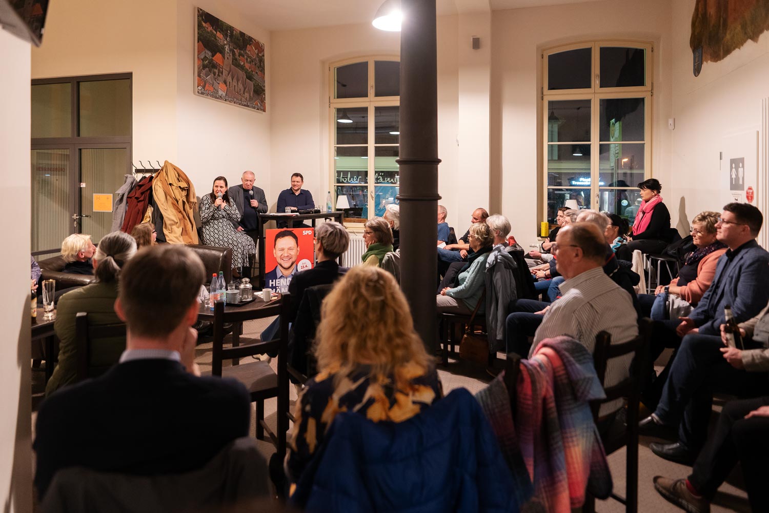 SPD-Bahnhofsgespräch