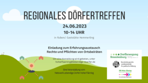 Dörfertreffen im Hohen Fläming @ Gaststätte Hemmerling | Rabenstein/Fläming | Brandenburg | Deutschland