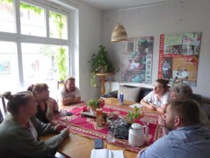 Thomas von Gizicky,sommertour,bad belzig,infocafe der winkel,belziger forum,flüchtlinge,ukraine