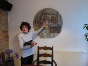 annhoff,alte schmiede lühnsdorf,ausstellung,collagen,malerei, annette strathoff