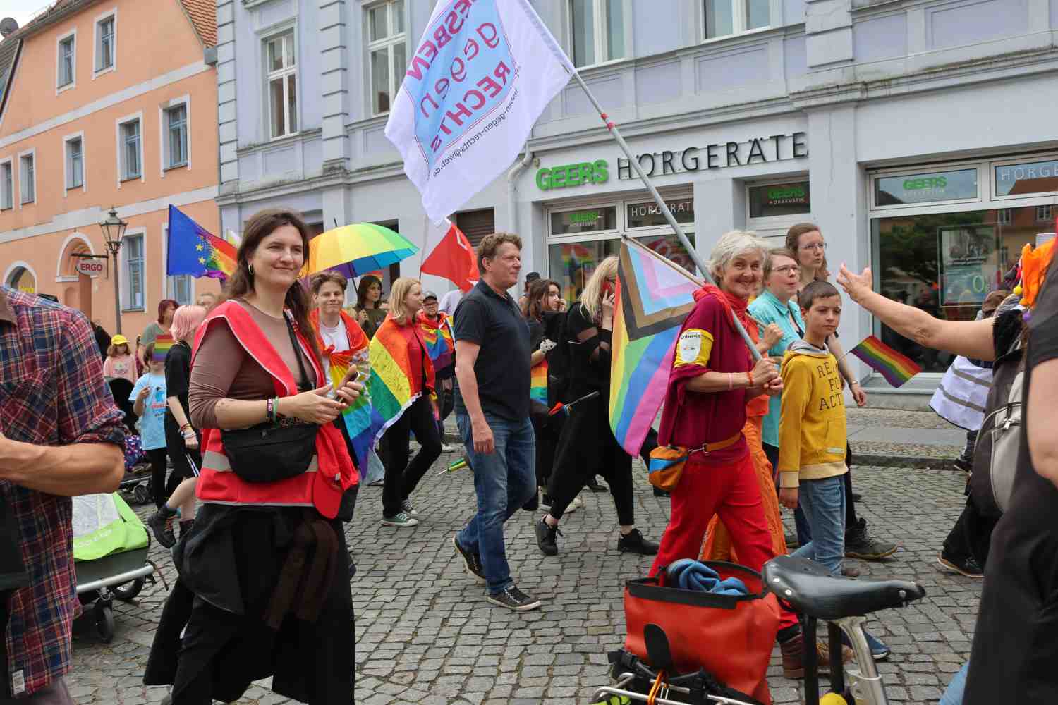 Christopher street day,bad belzig,queere menschen,demonstration bad belzig,