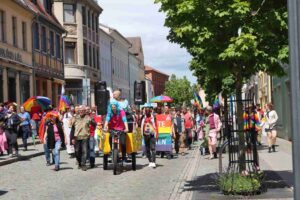 Christopher street day,bad belzig,queere menschen,demonstration bad belzig,