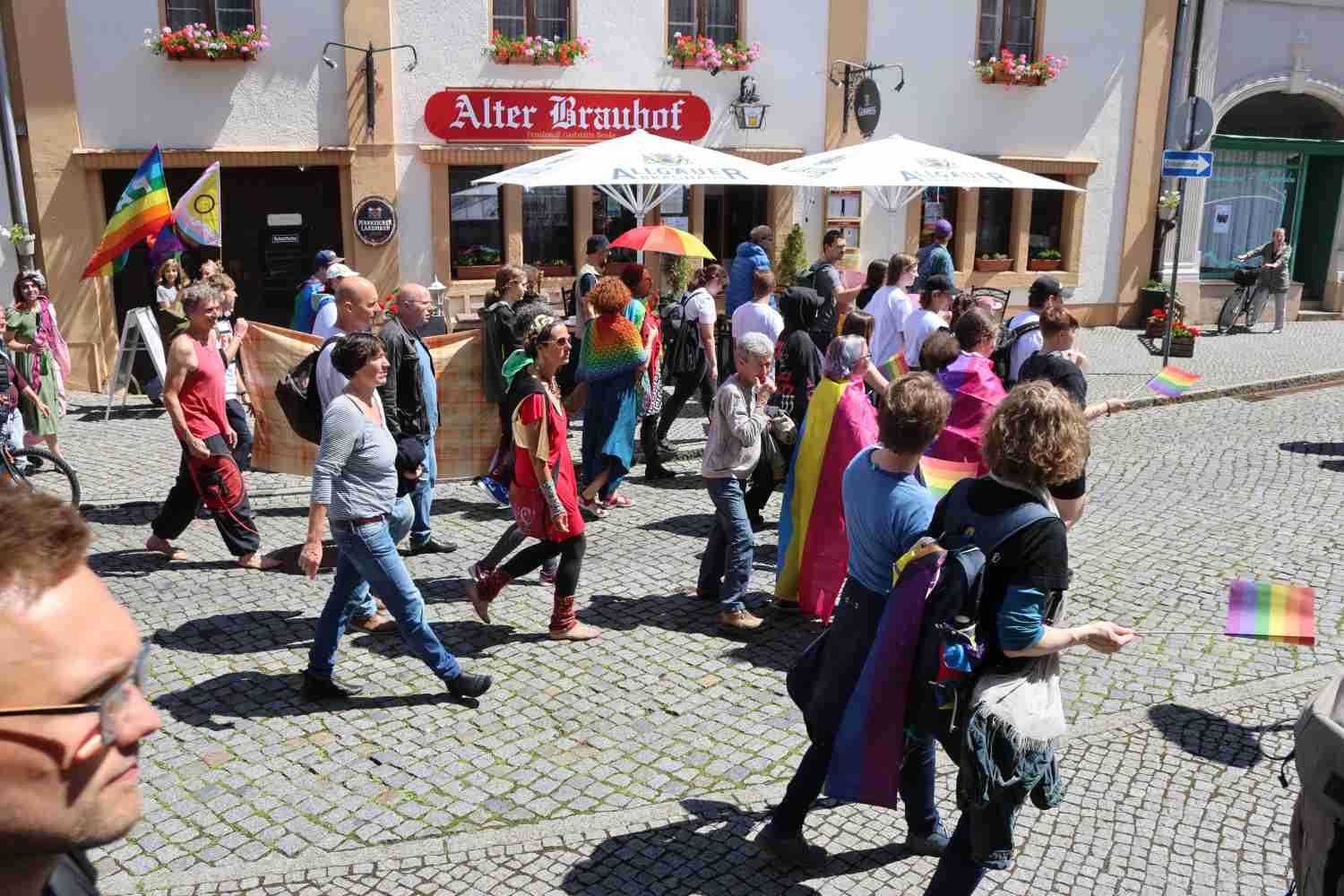 Christopher street day,bad belzig,queere menschen,demonstration bad belzig,