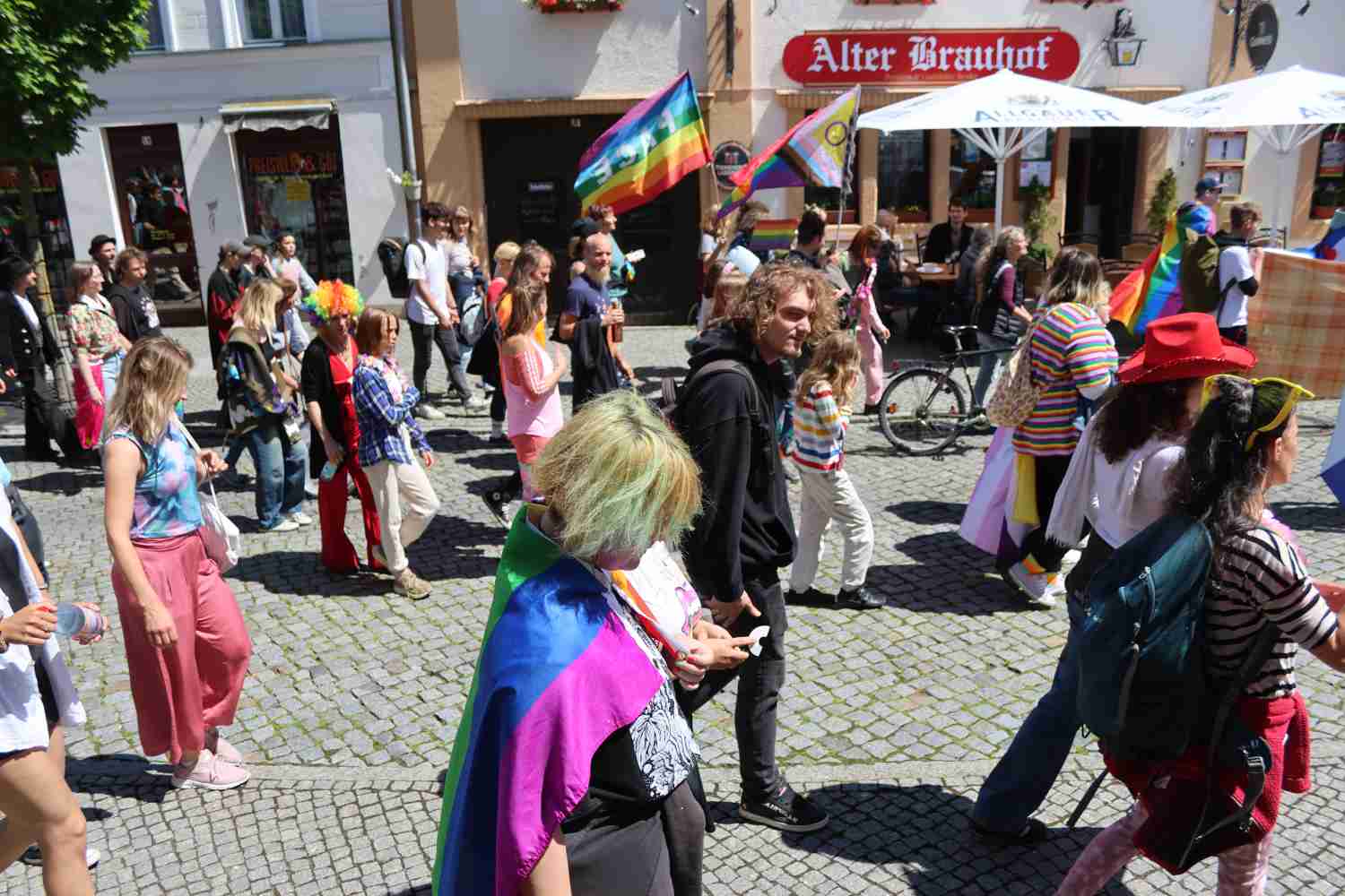 Christopher street day,bad belzig,queere menschen,demonstration bad belzig,