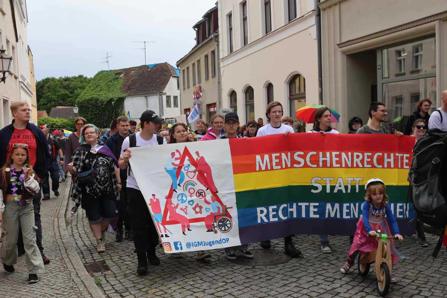 Christopher street day,bad belzig,queere menschen,demonstration bad belzig,