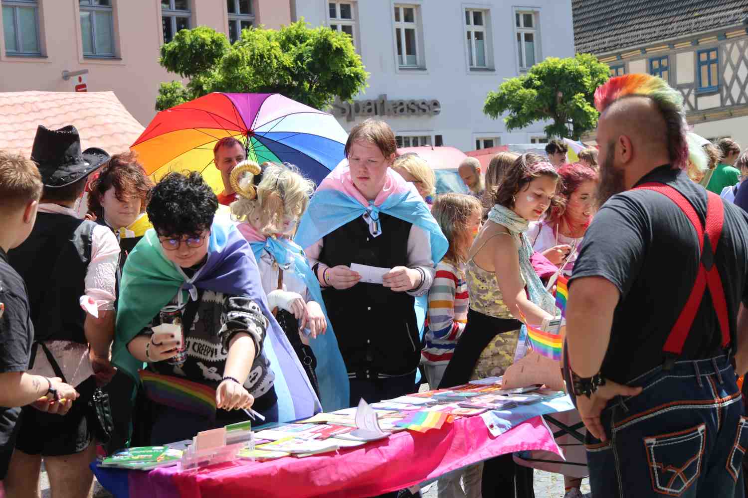 Christopher street day,bad belzig,queere menschen,demonstration bad belzig,