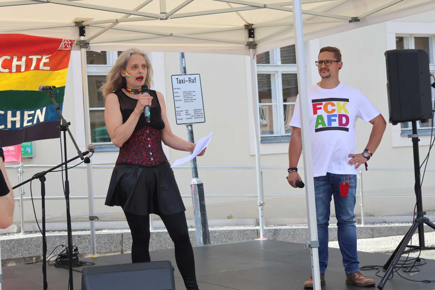 Christopher street day,bad belzig,queere menschen,demonstration bad belzig,