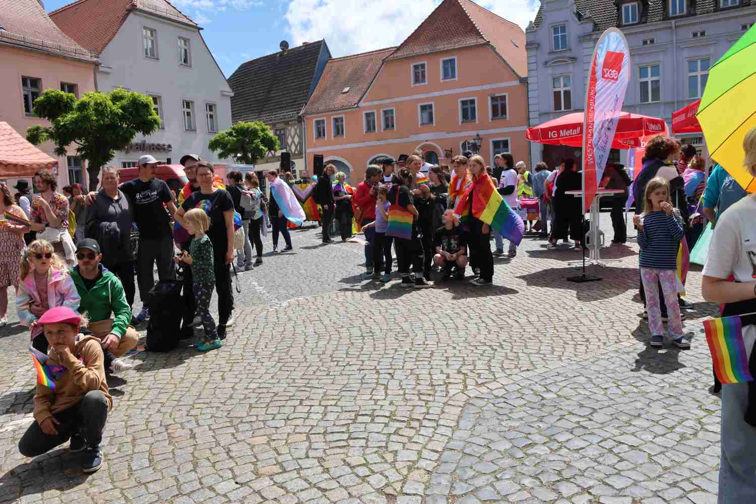 Christopher street day,bad belzig,queere menschen,demonstration bad belzig,