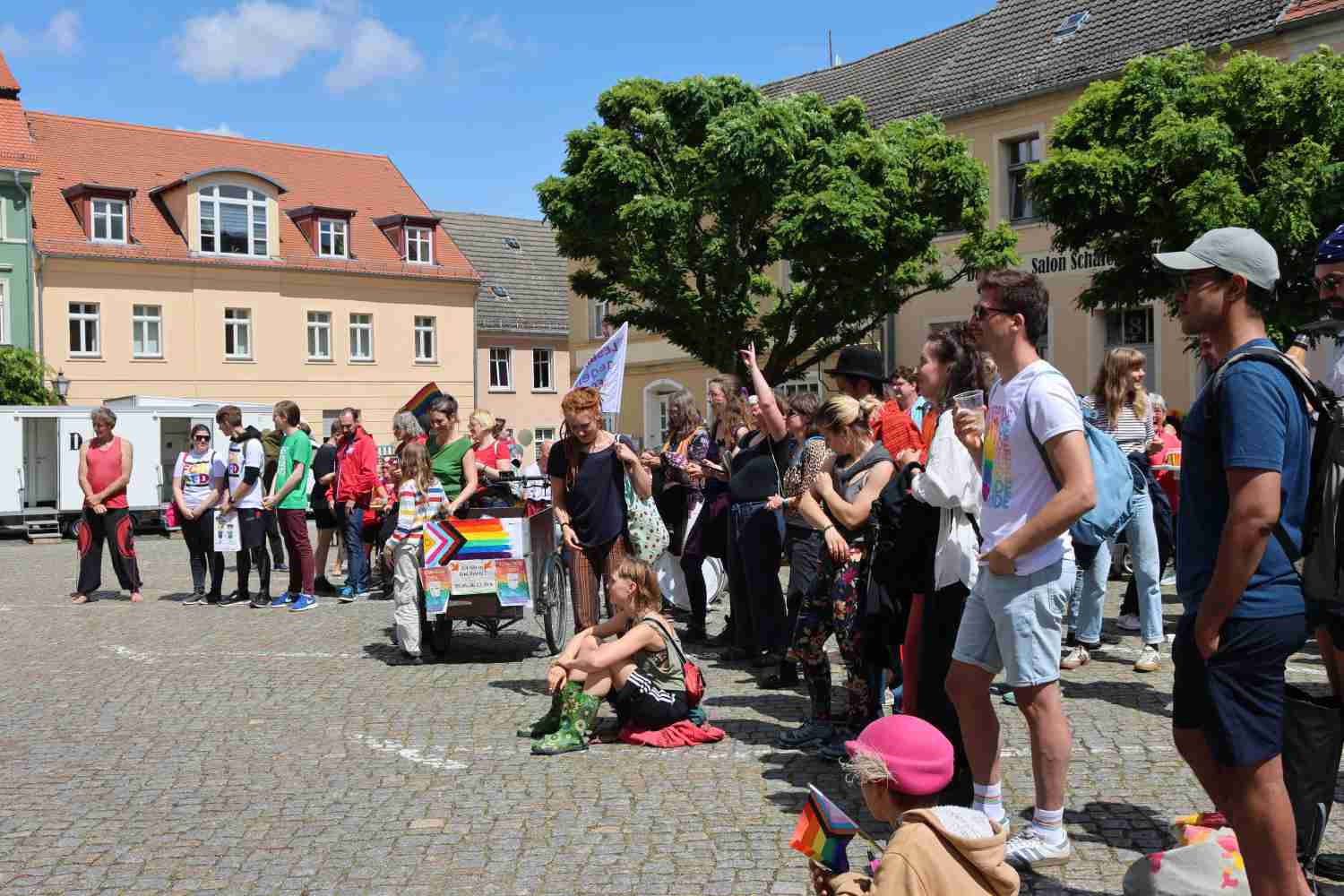 Christopher street day,bad belzig,queere menschen,demonstration bad belzig,