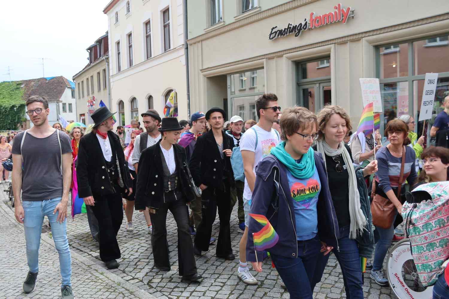 Christopher street day,bad belzig,queere menschen,demonstration bad belzig,