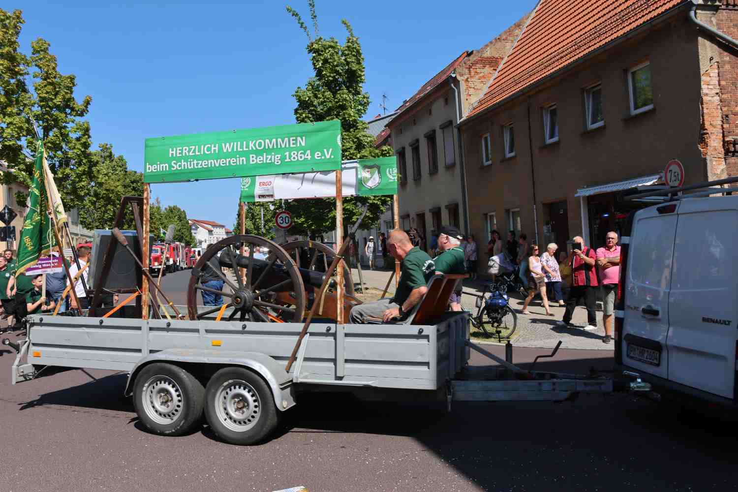 altstadtsommer, bad belzig, umzug
