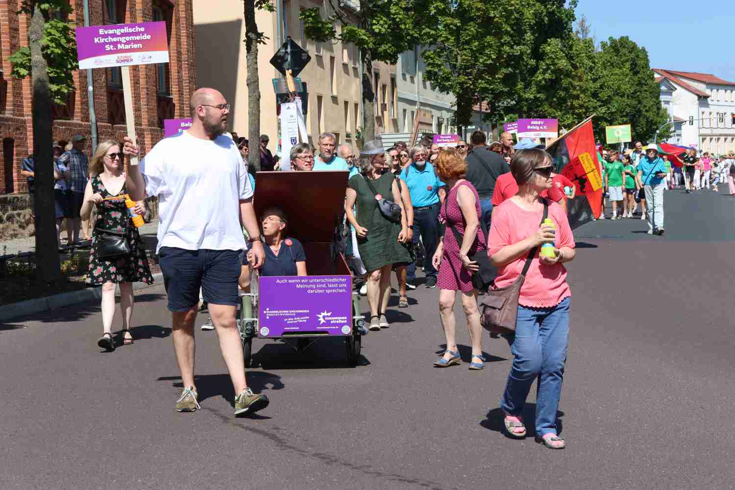 altstadtsommer, bad belzig, umzug