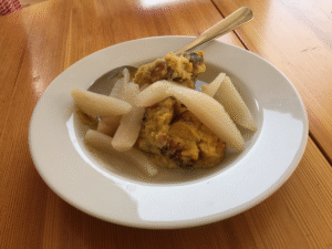 Reetzer Kochbuch,Dorfverein Pro Reetz e.V., klump mit birnen, lpg-Kuchen