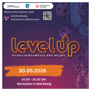 Ausbildungsmesse „Level Up“ 2026 @ Marktplatz Bad Belzig