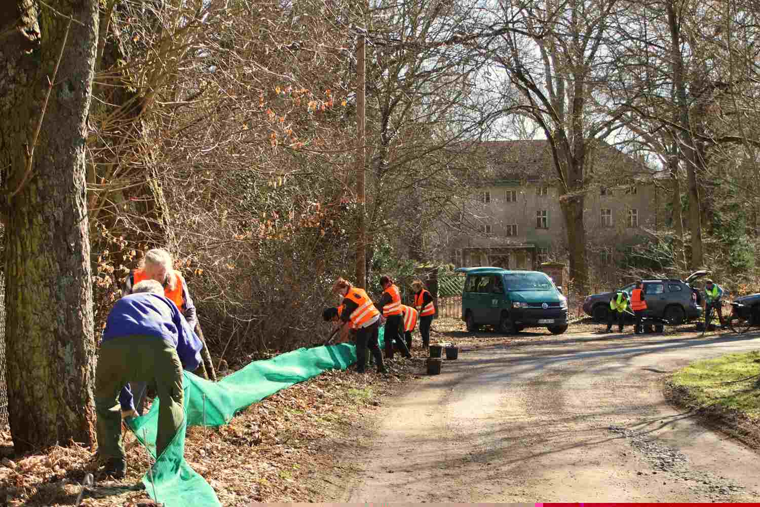 Krötenwanderung,krötenzäune,naturwacht baitz