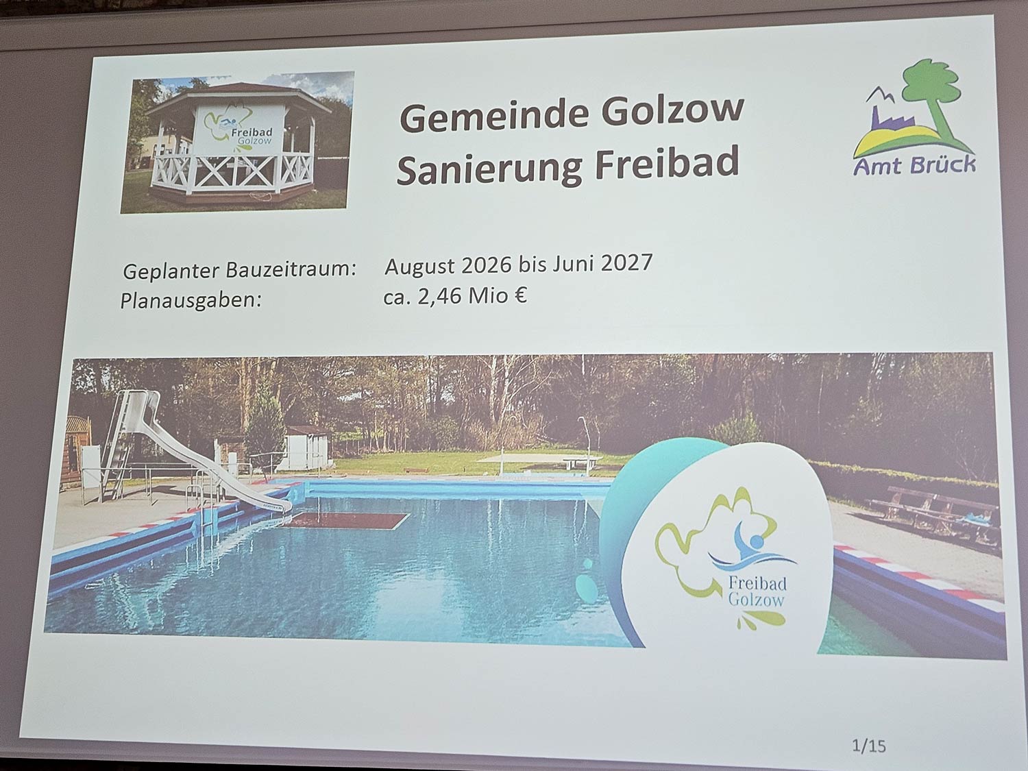 Freibad Golzow, LAG Fläming-Havel