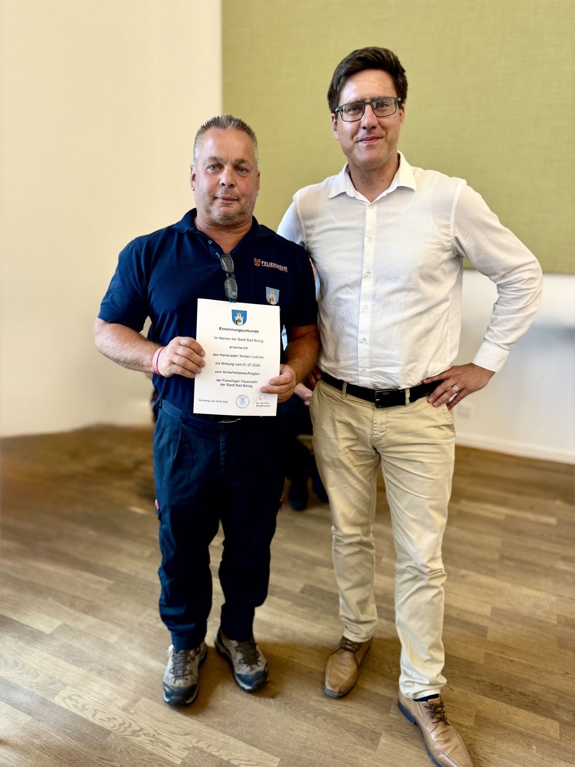sicherheistbeauftragter Feuerwehr belzig, feuerwehr schwanebeck
